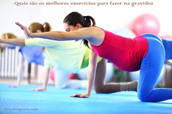 Quais são os melhores exercícios para fazer na gravidez